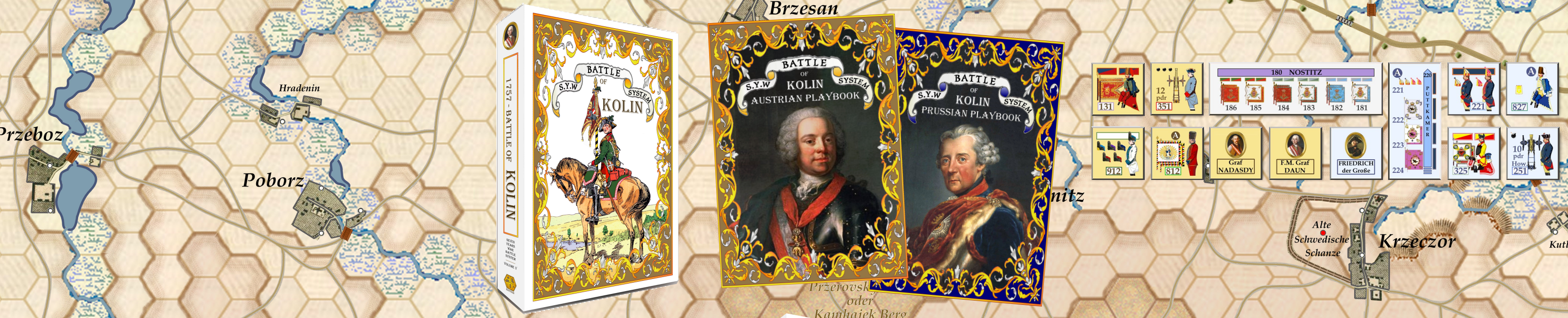 Wargame "Kolin 1757" édité par ADHOC Edition